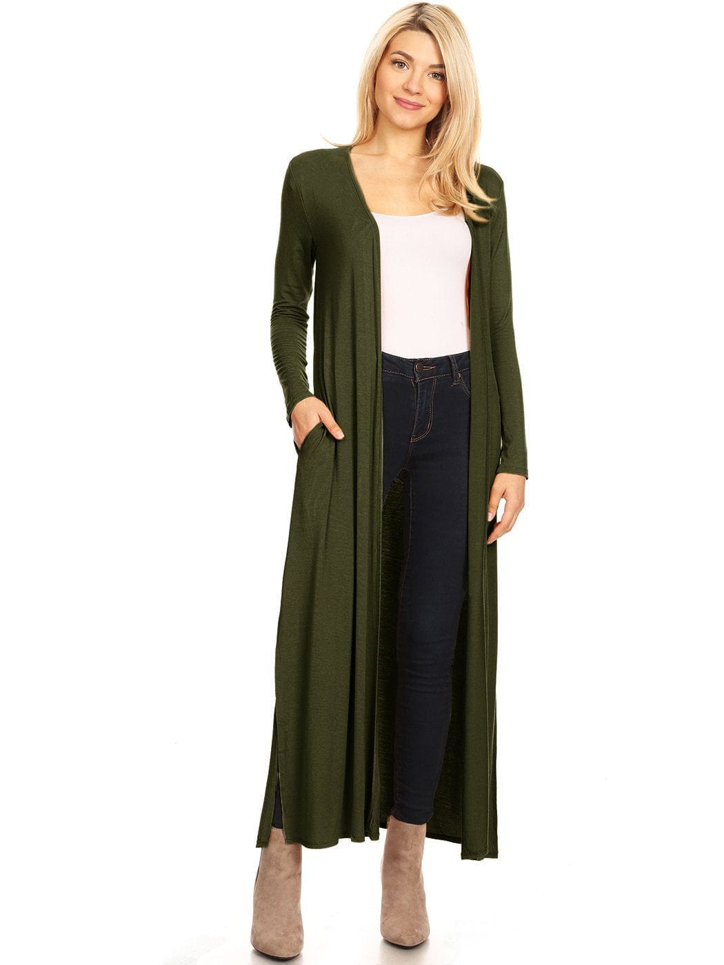 Lightweight Duster Cardigan for Women by Anna Kaci Alilang