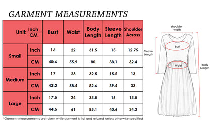 Empire Sleeve Baby-doll Pocket Dress