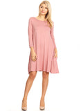 Vestido estilo camiseta con bolsillos Summer Days