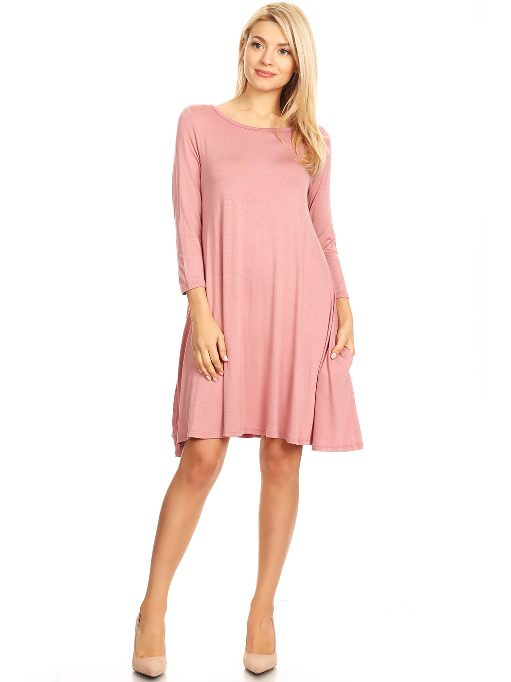 Vestido estilo camiseta con bolsillos Summer Days