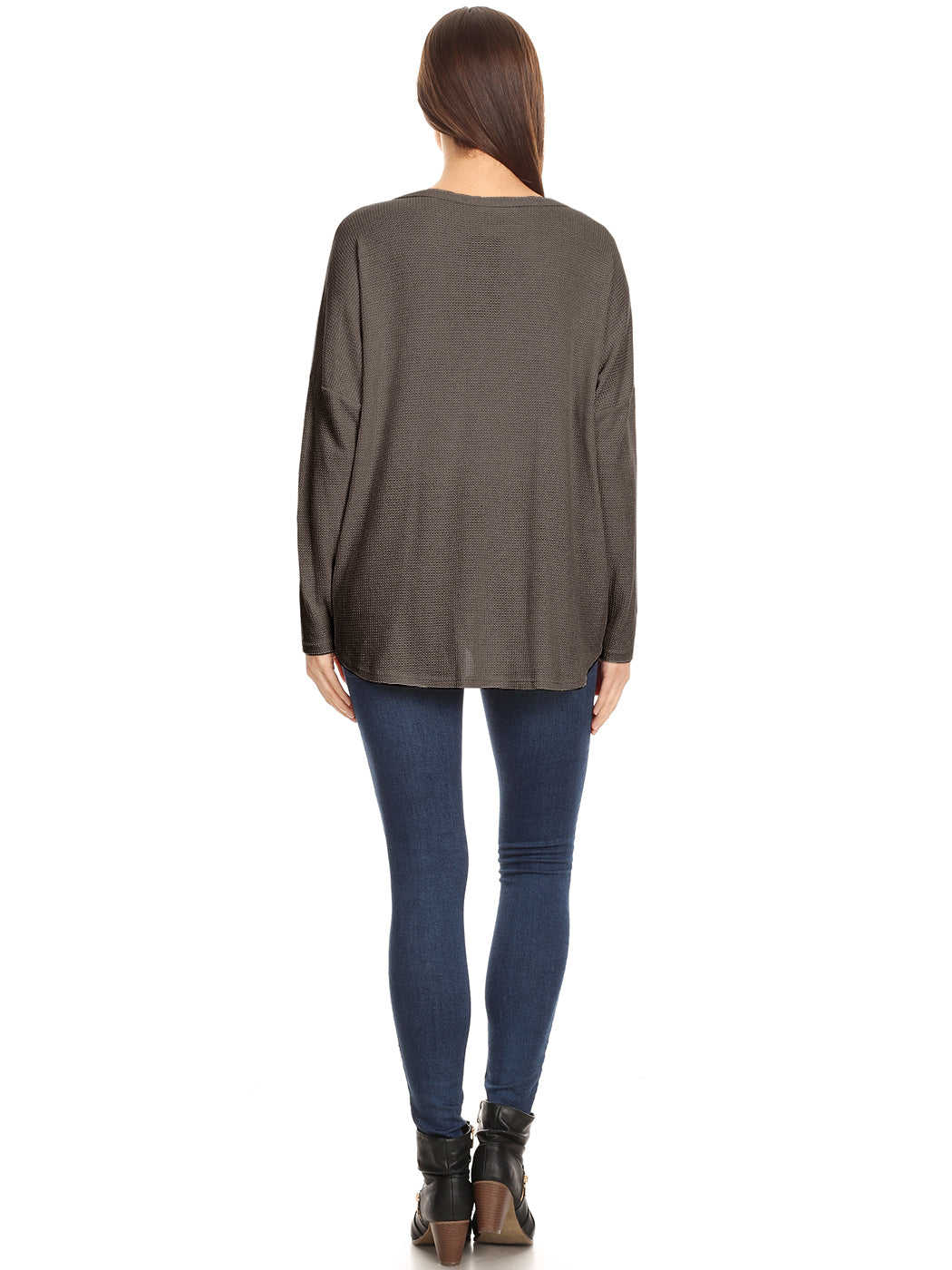 The Perfect Tie Front Thermal Top