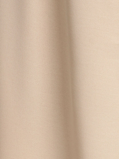 Button Front Belt-Tie Sleeve Dress