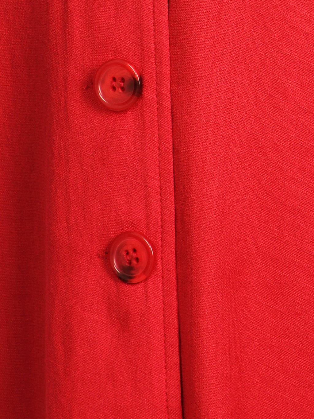 Vestido midi sin mangas con escote en V y botones