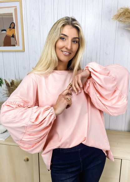 Blusa informal y cómoda de manga larga