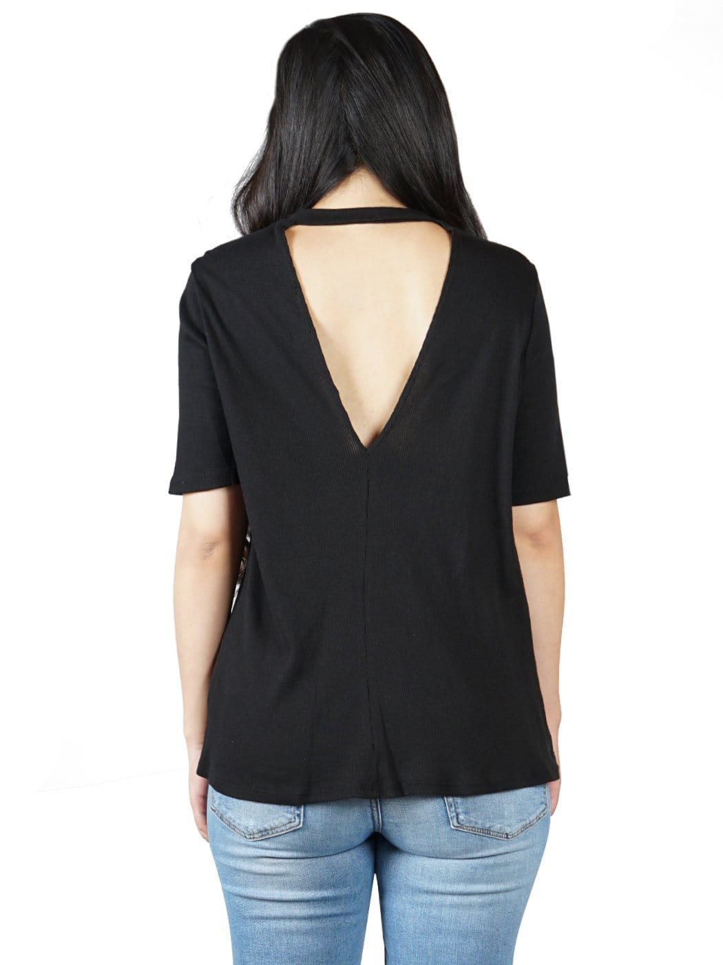 Camiseta básica informal de manga corta