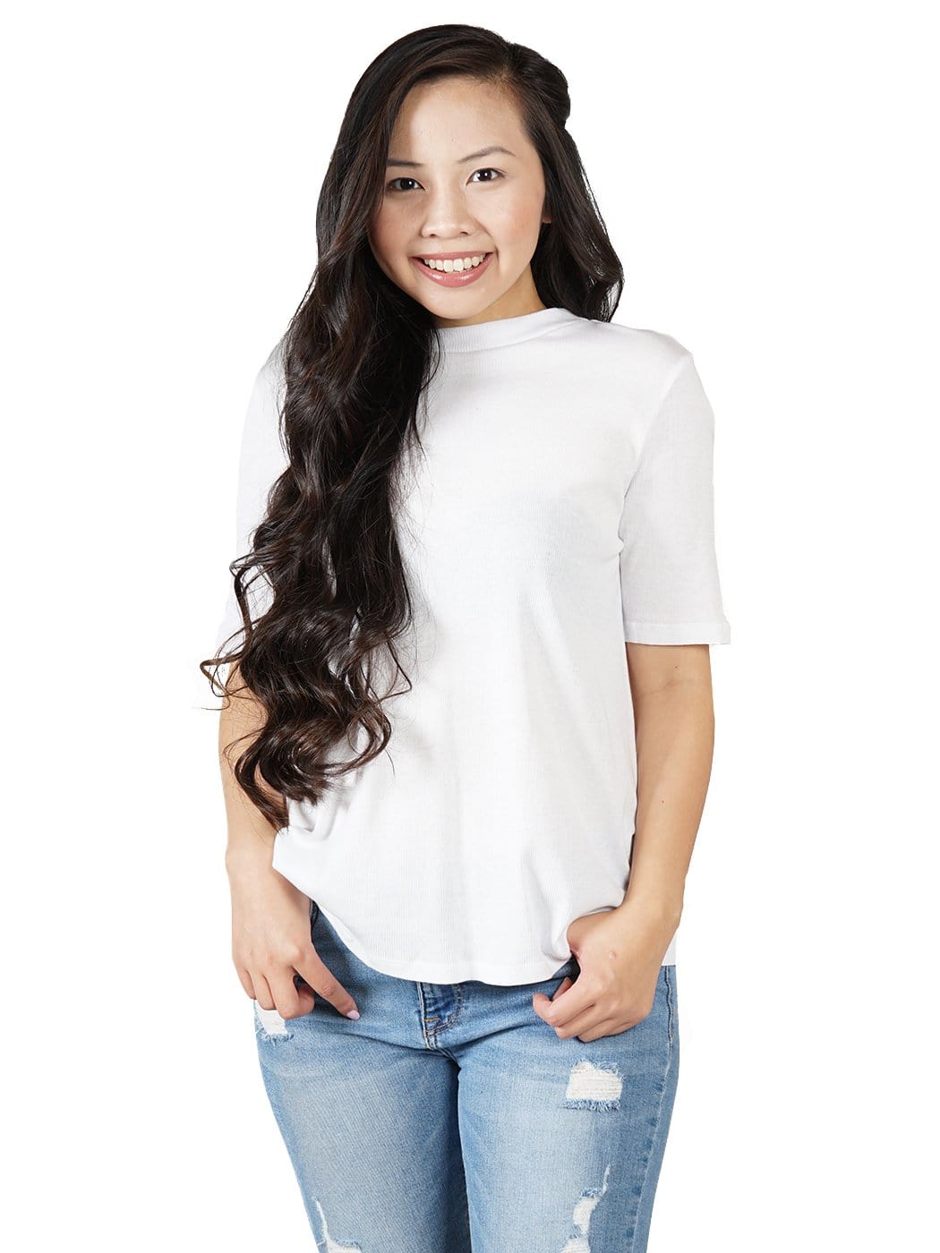 Camiseta básica informal de manga corta