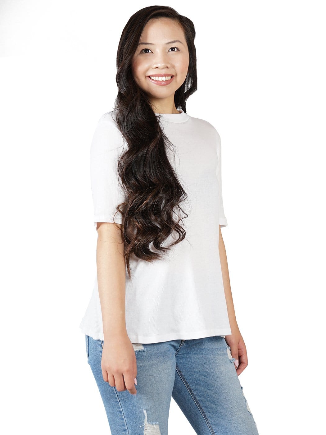 Camiseta básica informal de manga corta