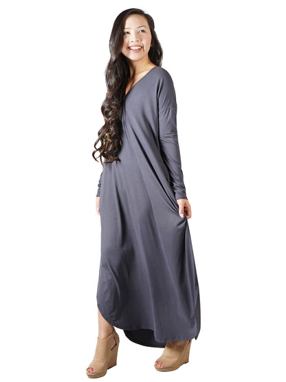 Long Sleeve Casual Maxi Dress