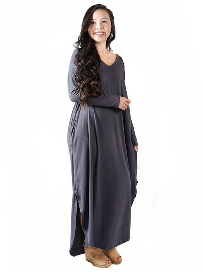 Long Sleeve Casual Maxi Dress