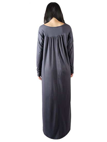 Long Sleeve Casual Maxi Dress