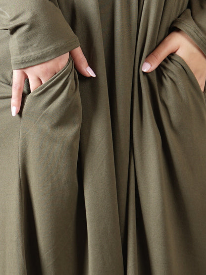 Long Sleeve Casual Maxi Dress