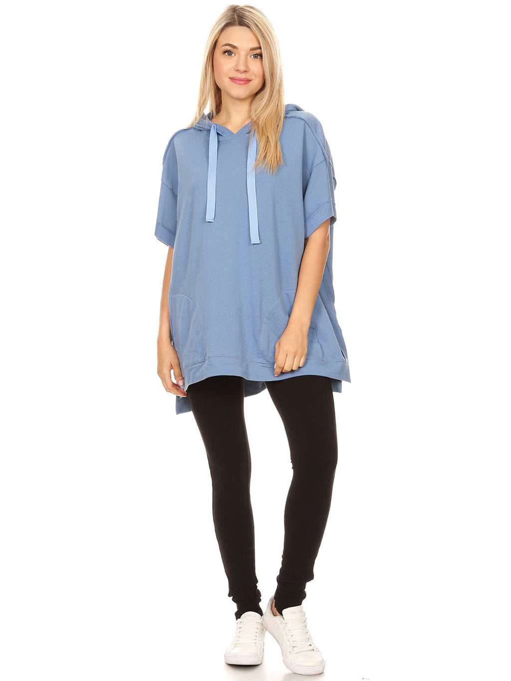 Sudadera con capucha de manga corta para novio