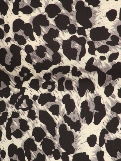 Camiseta de manga larga con estampado de leopardo