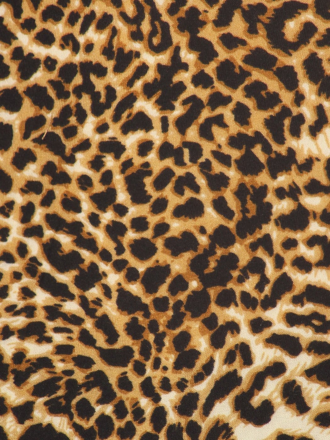 Camiseta sin mangas con cuello en V y estampado de leopardo