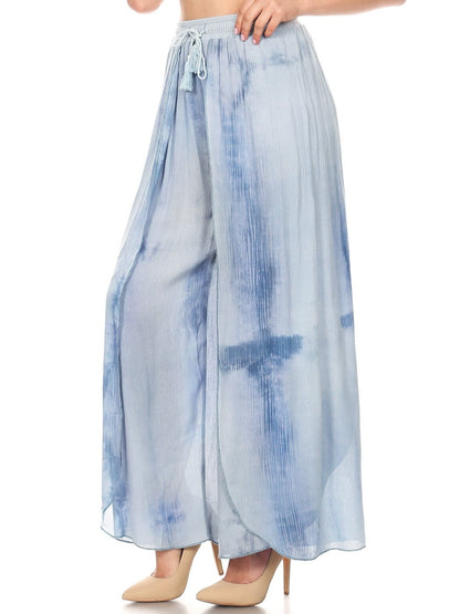 Pantalón Palazzo de talle alto para el día a día en verano