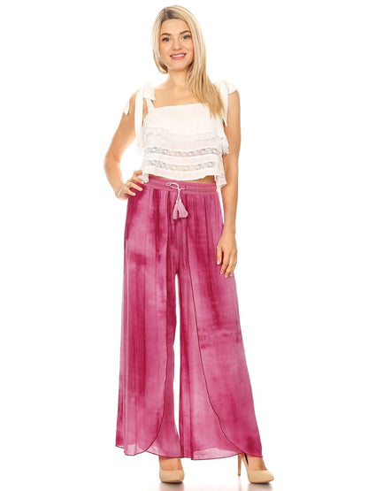 Pantalón Palazzo de talle alto para el día a día en verano