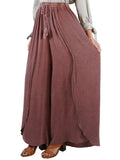 Pantalón Palazzo de talle alto para el día a día en verano