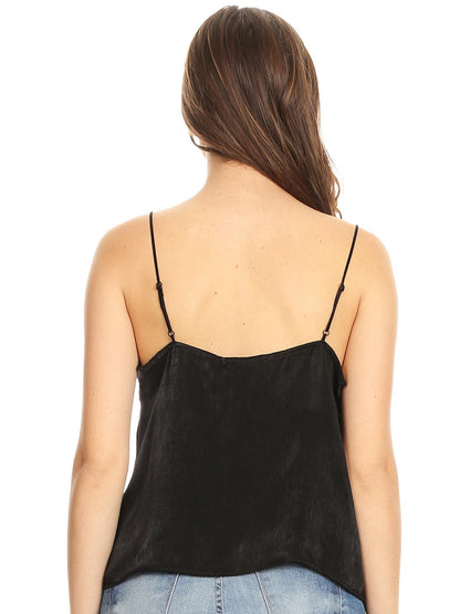 Satin Strap Camisole Top