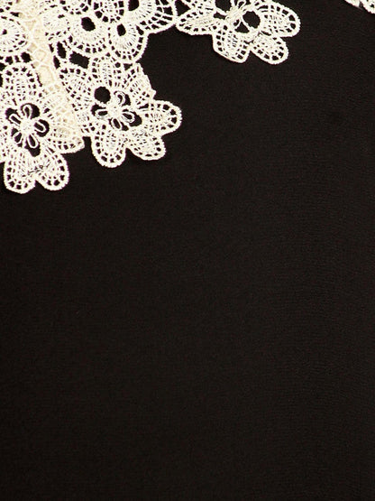 Lace Floral Trim Camisole Top