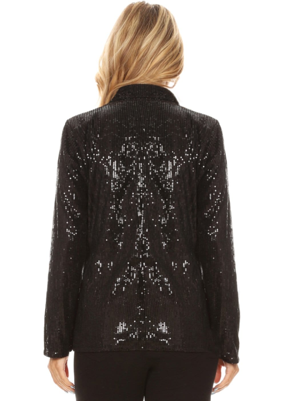 Chaqueta tipo blazer con lentejuelas brillantes