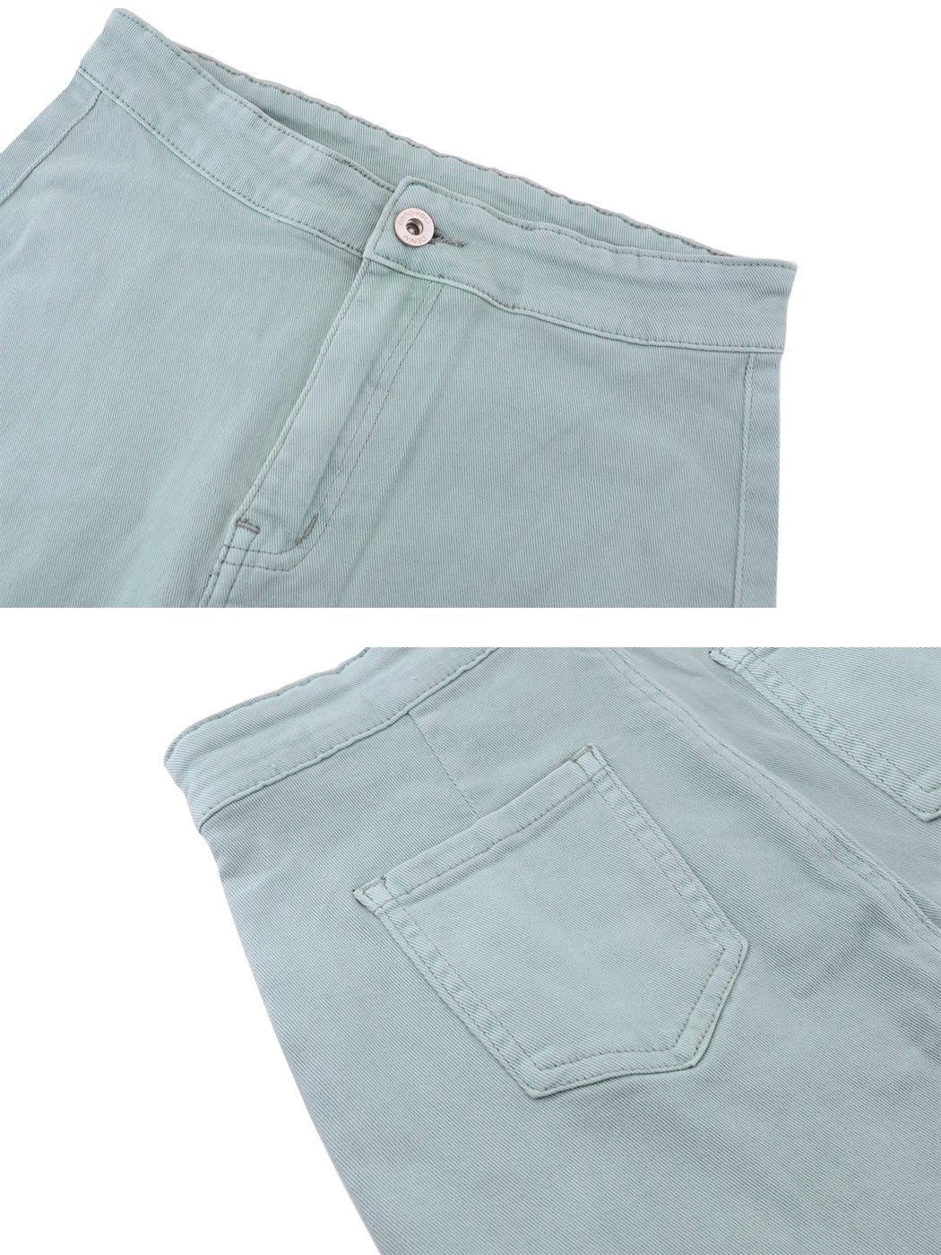 Pantalones vaqueros de cintura alta con campana