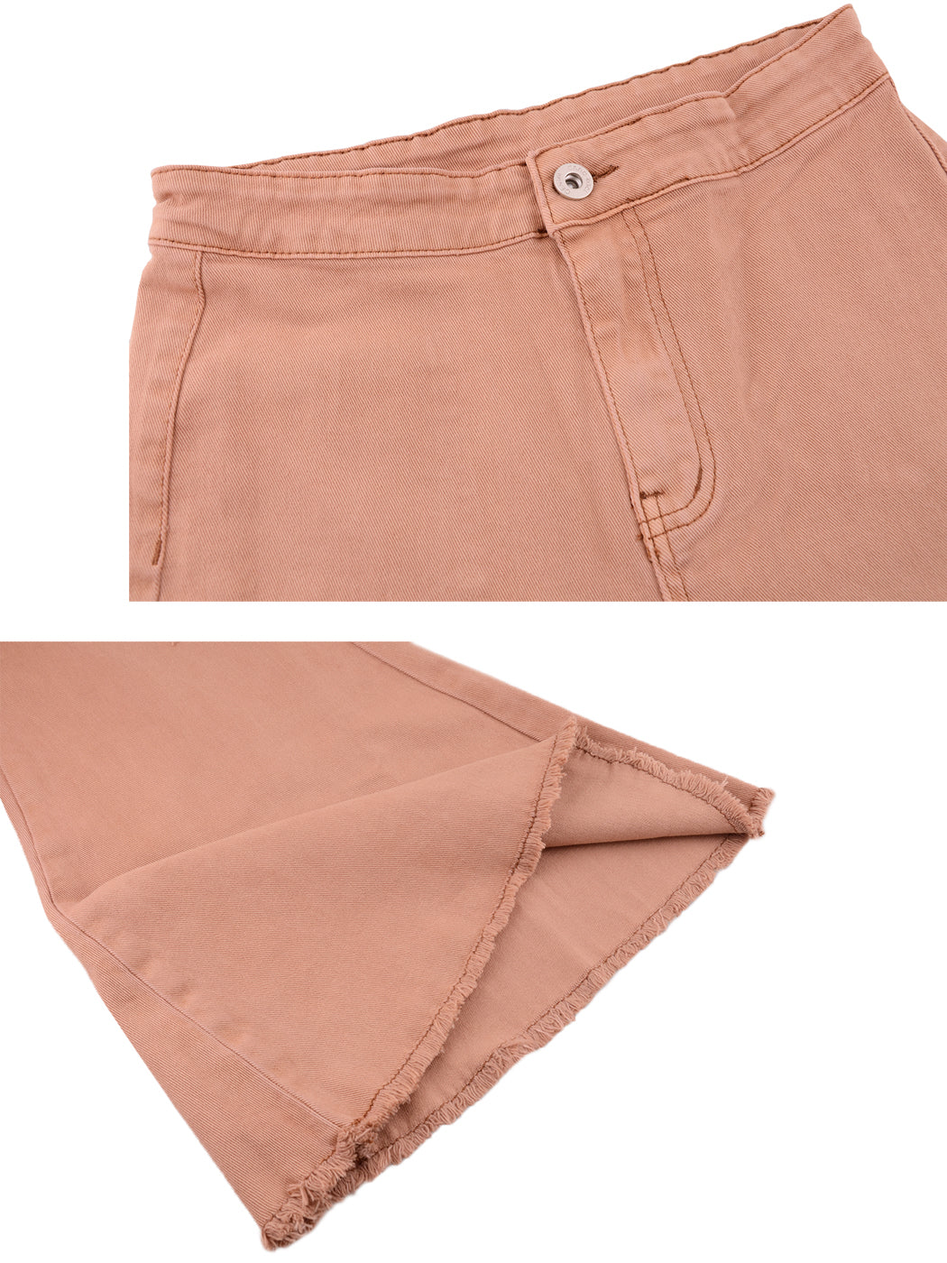 Pantalones vaqueros de cintura alta con campana