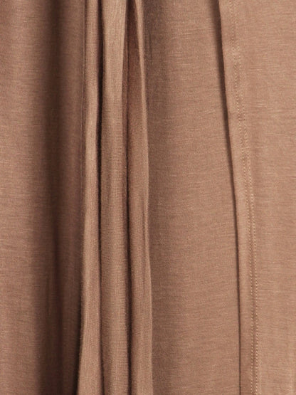 Boho High-Waist Split Wide Leg Capri