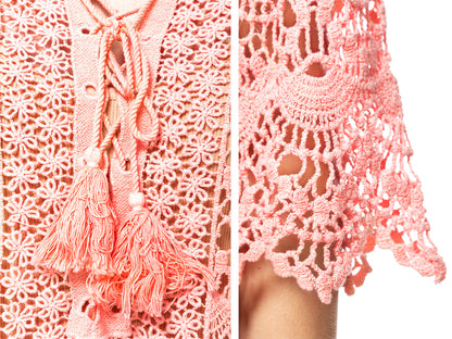 Crochet Corded Tie Top