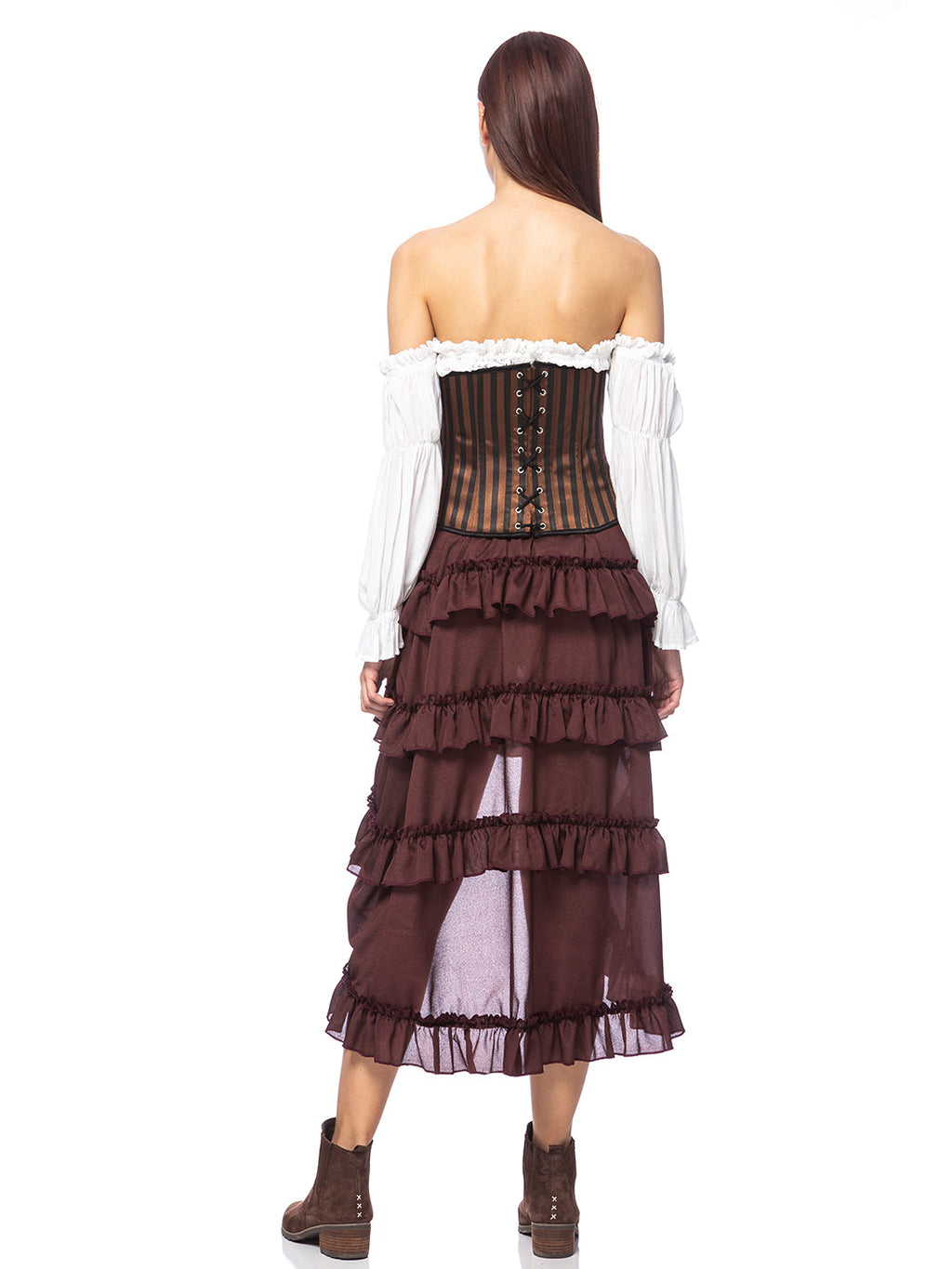 Falda pirata para disfraz de estilo steampunk victoriano