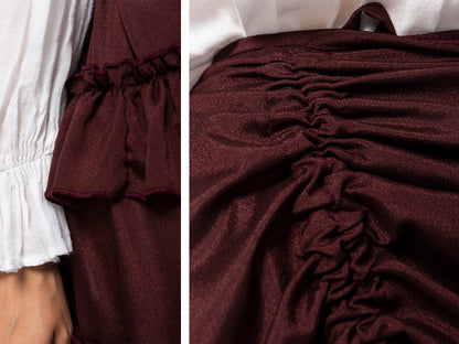 Victorian Steampunk Costume Pirate Skirt