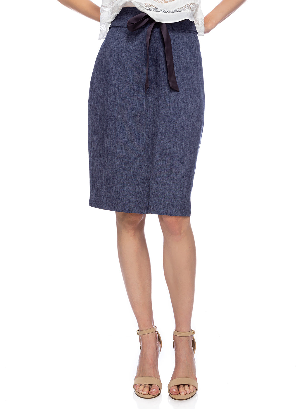 Knee-High Length Pencil Skirt