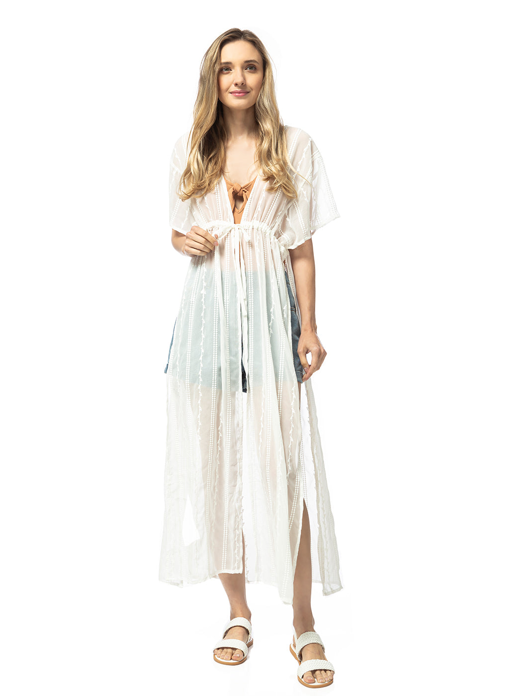 Traje de baño tipo kimono