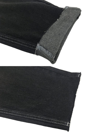 High Waist Ripped Boyfriend Jeans