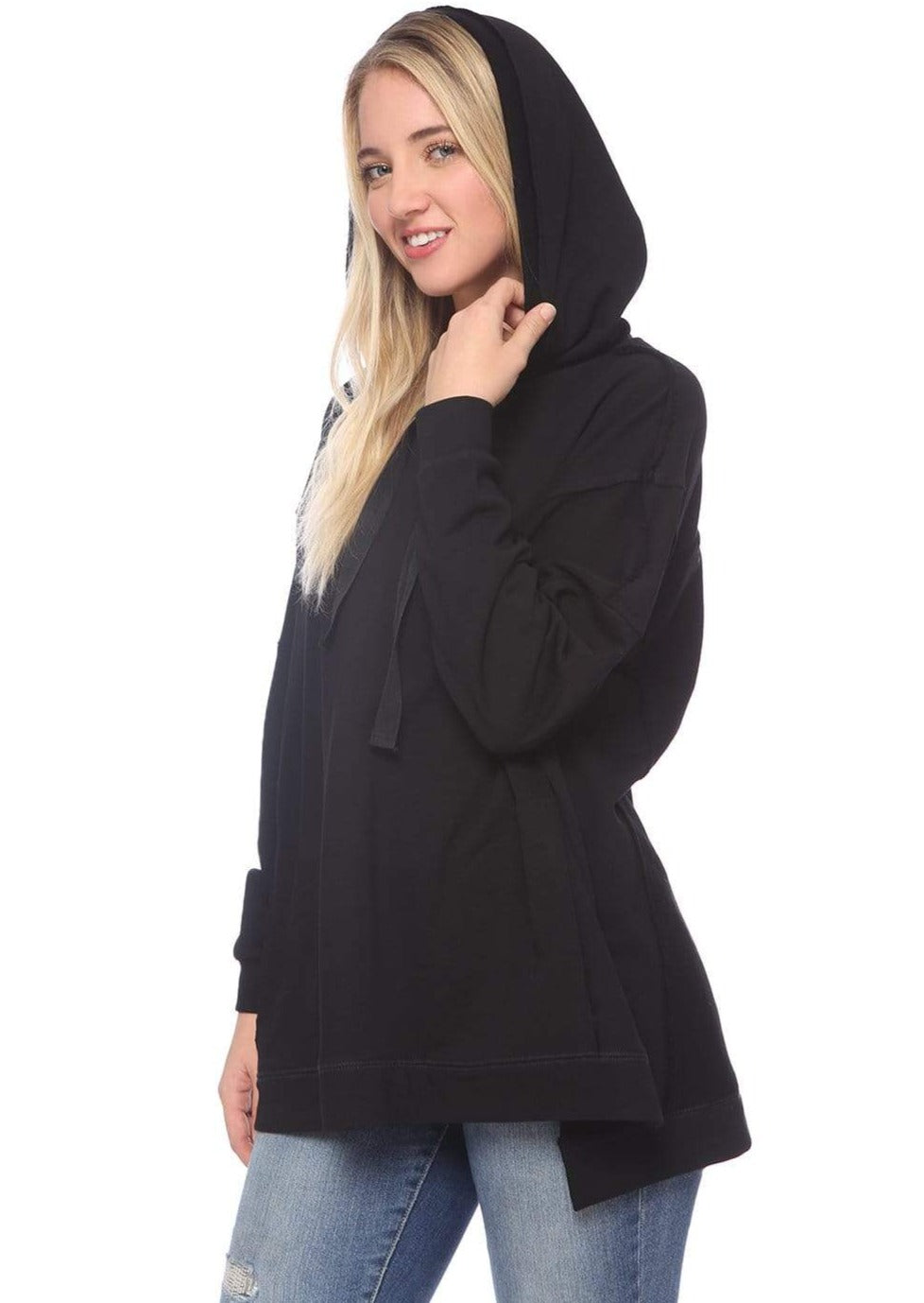 Sudadera con capucha cómoda y de gran tamaño