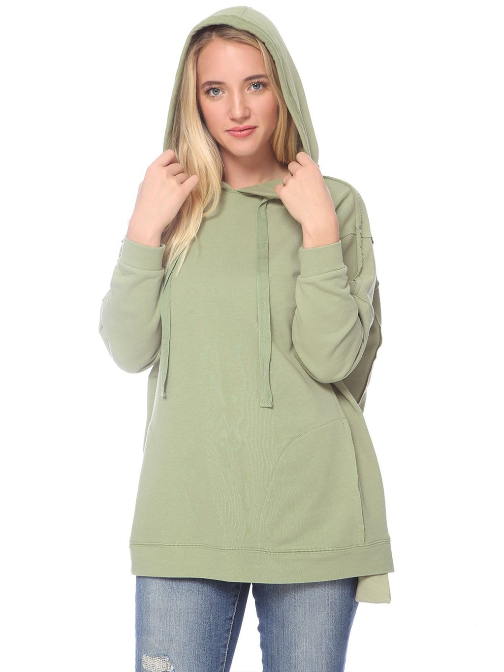 Sudadera con capucha cómoda y de gran tamaño