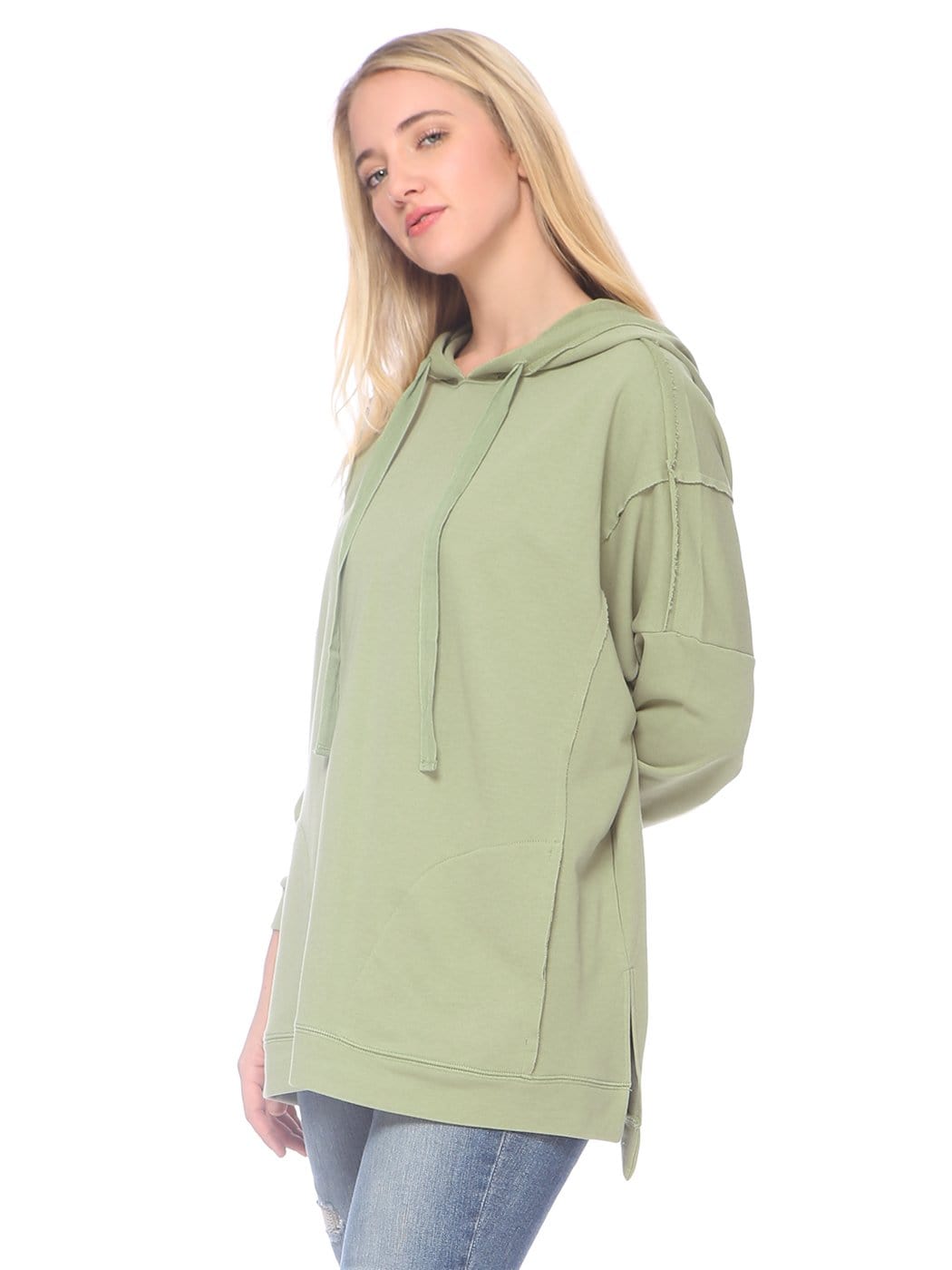 Sudadera con capucha cómoda y de gran tamaño