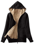 Sudadera con capucha gruesa de sherpa Self Hug