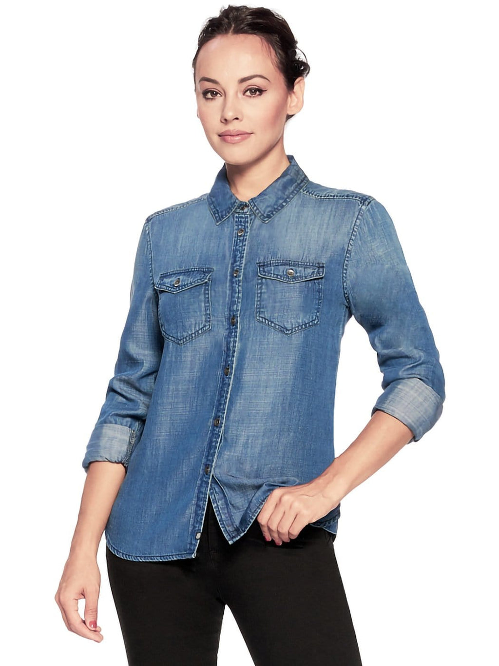 Camisa vaquera con botones