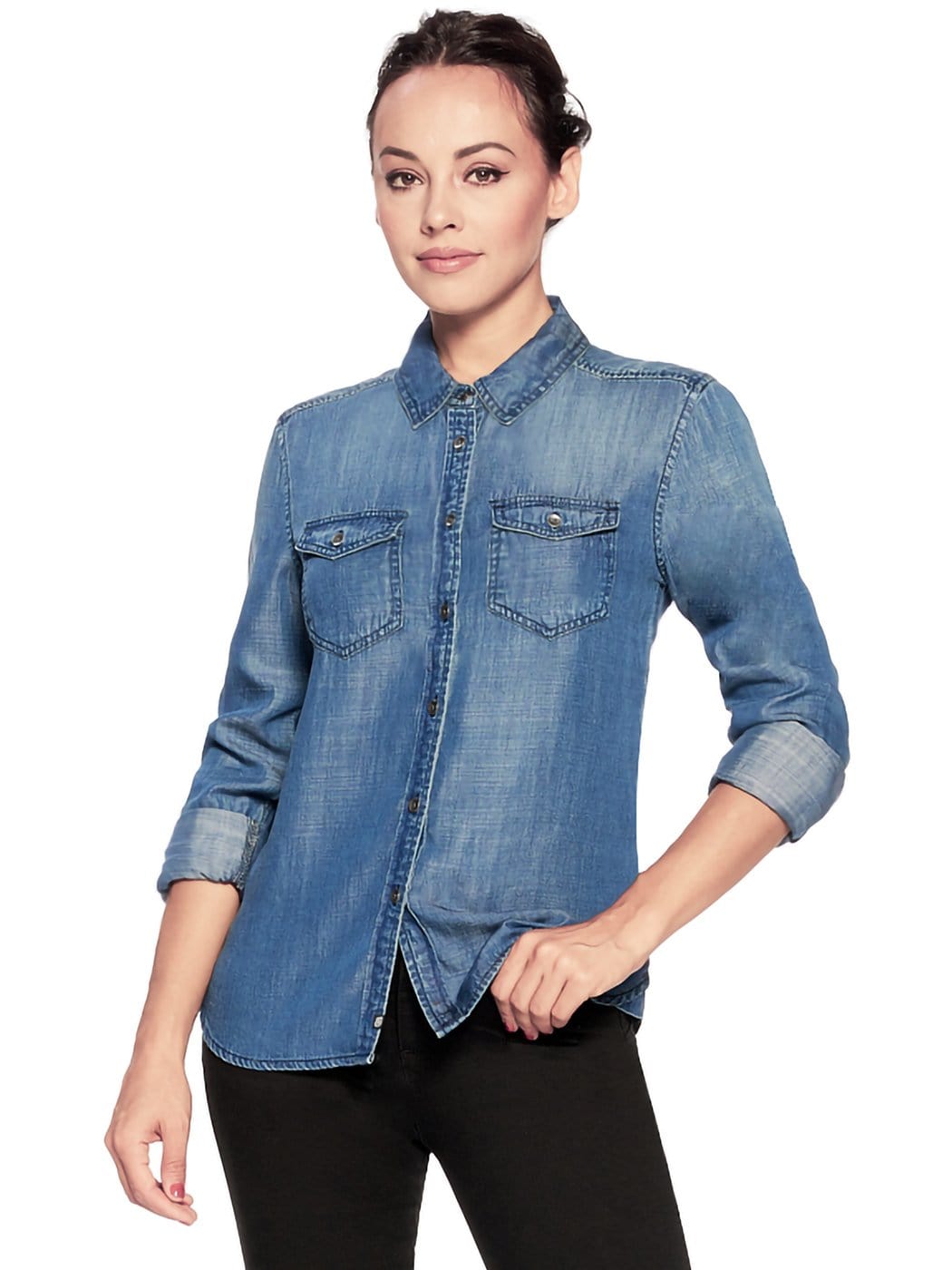 Camisa vaquera con botones