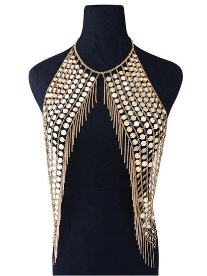 Gypsy Body Chain Sexy Harness Bra Top