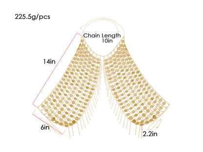 Gypsy Body Chain Sexy Harness Bra Top