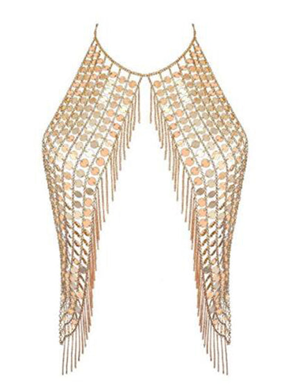 Gypsy Body Chain Sexy Harness Bra Top