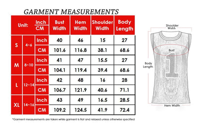 Sparkle Glitter Hip Hop Number 1 T-Shirt Top Blouse Tunic Sequins Basketball Tank Vests
