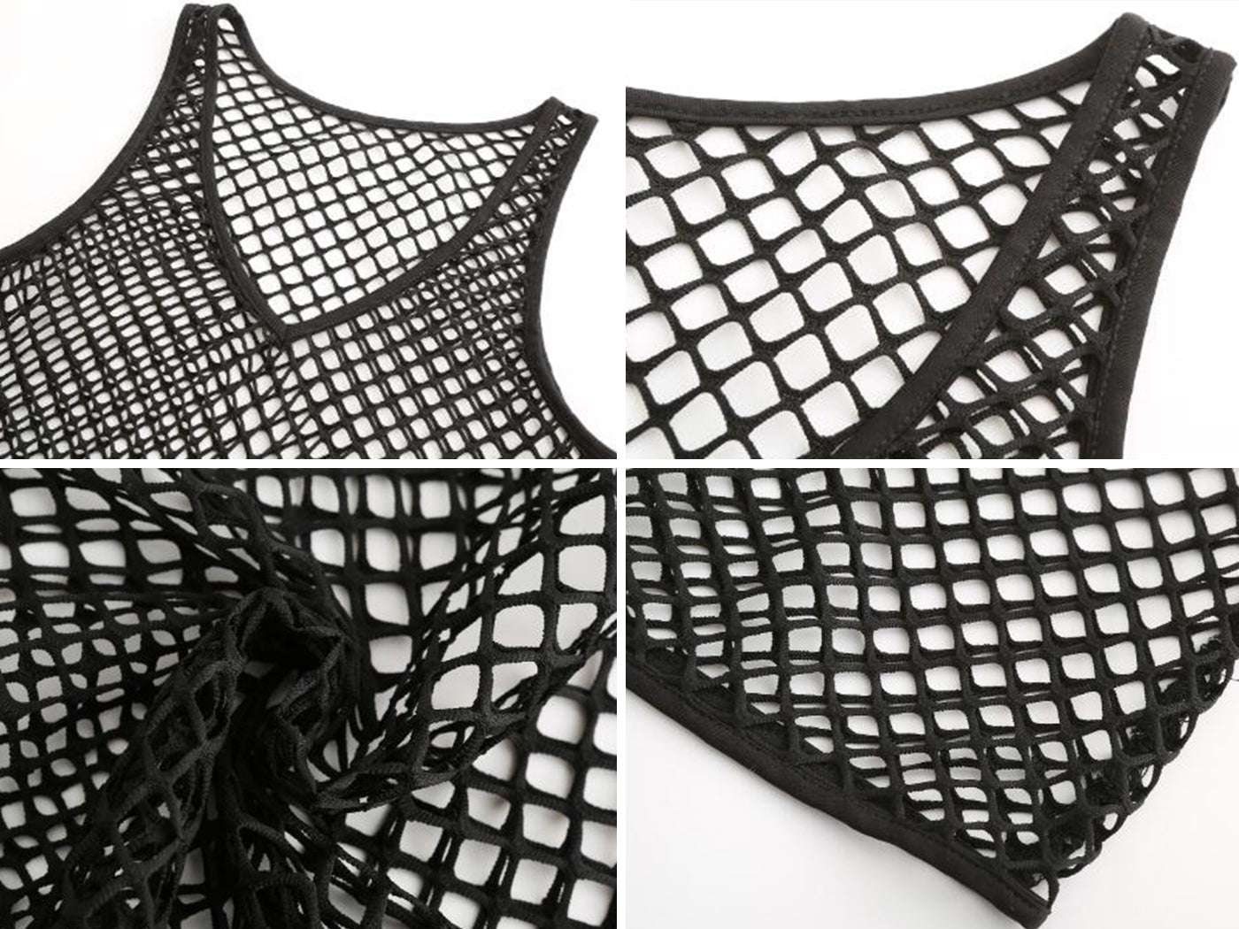 Túnica transparente para playa y bikini