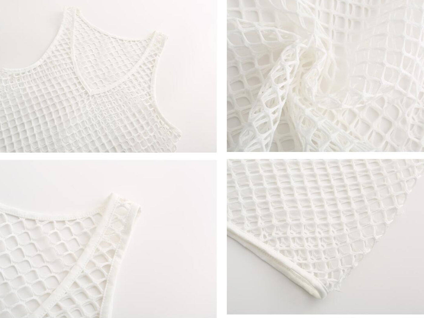 Túnica transparente para playa y bikini