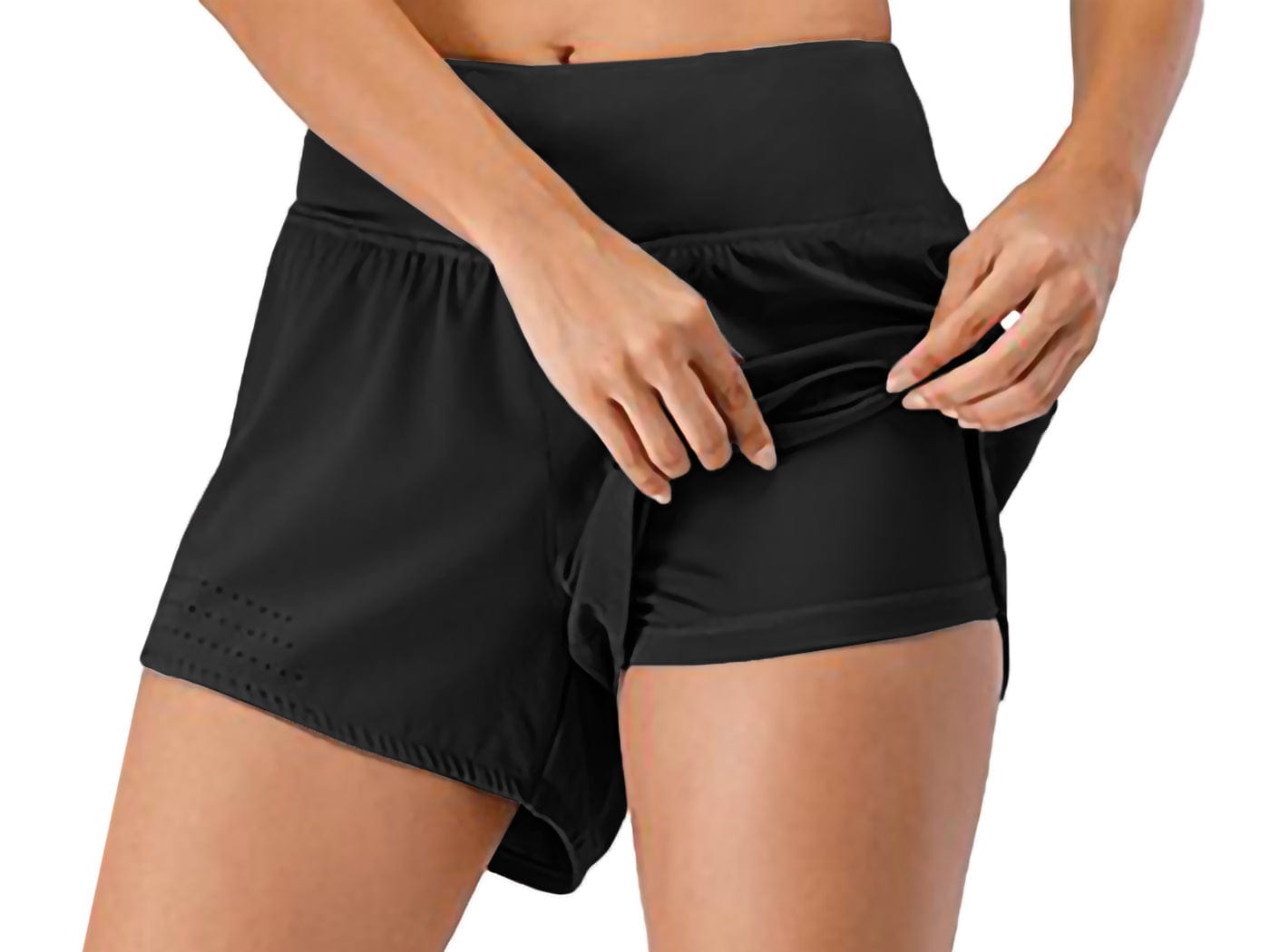 Pantalones cortos para correr, yoga, gimnasio, atletismo, con bolsillos y cordón