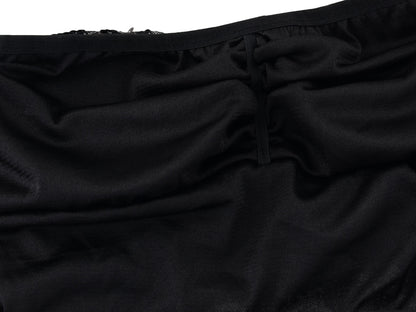 Top tubo elástico con lentejuelas brillantes y hombros descubiertos para mujer para fiestas y clubes