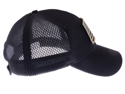 Gorra unisex con bandera estadounidense de Anna-Kaci | Gorra de béisbol desgastada con parche de bandera de EE. UU.