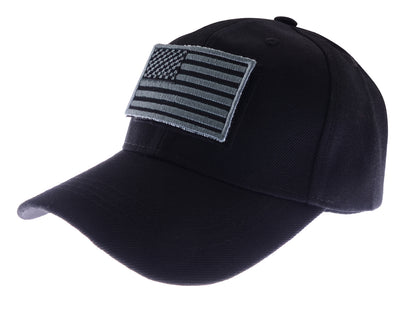 Gorra unisex con bandera estadounidense de Anna-Kaci | Gorra de béisbol desgastada con parche de bandera de EE. UU.