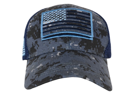 Gorra unisex con bandera estadounidense de Anna-Kaci | Gorra de béisbol desgastada con parche de bandera de EE. UU.